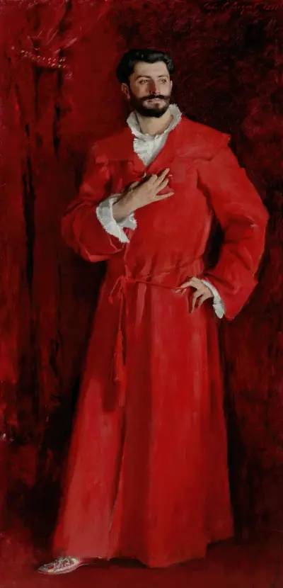 Dr. Pozzi at Home av John Singer Sargent