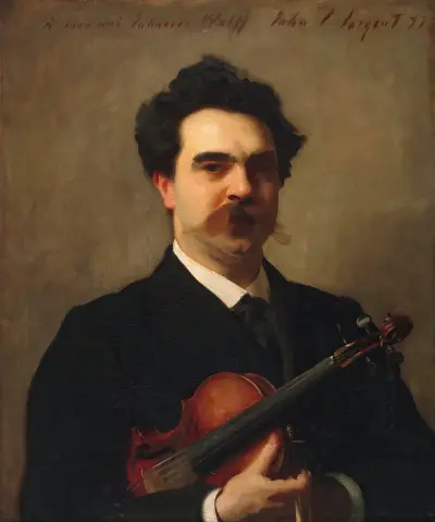 Johannes Wolff (1861–1931), Dutch violinist av John Singer Sargent