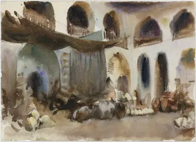 Market Place av John Singer Sargent