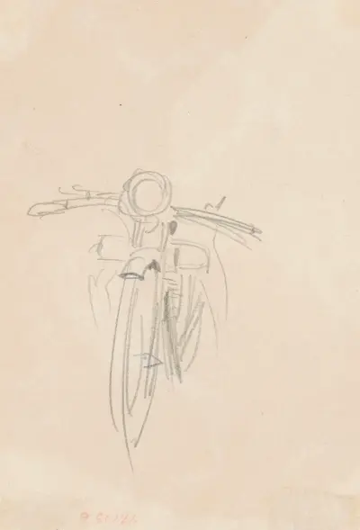 Motorcycle (verso), 1918 – nr 3 av John Singer Sargent