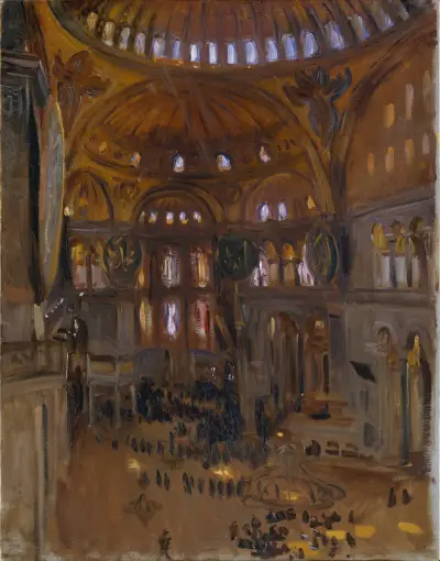 Santa Sofia av John Singer Sargent