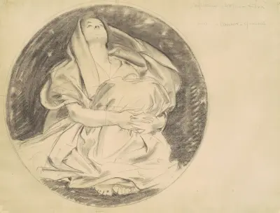 Study for ‘Astronomy’ av John Singer Sargent