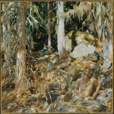 The Hermit (Il solitario) av John Singer Sargent