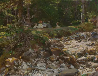 The Master and His Pupils av John Singer Sargent