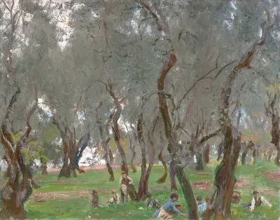 The Olive Grove av John Singer Sargent