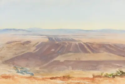 The Plains Of Nazareth av John Singer Sargent