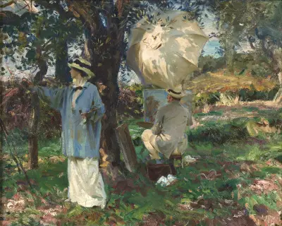 The Sketchers av John Singer Sargent