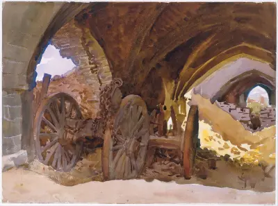 Wheels in Vault av John Singer Sargent