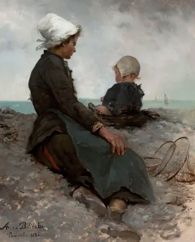At the seaside av Anna Bilińska-Bohdanowicz
