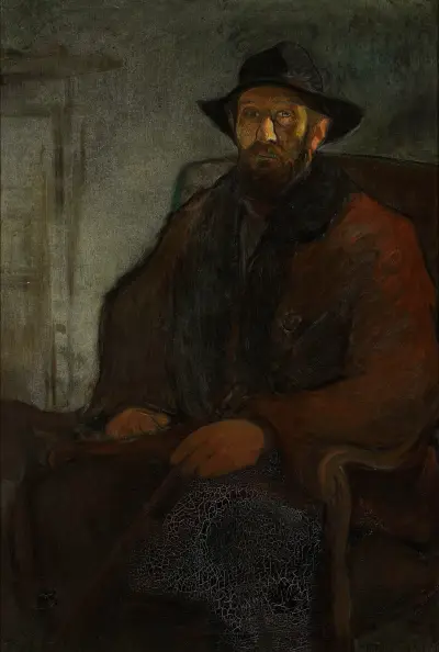 Self-portrait av Władysław Ślewiński