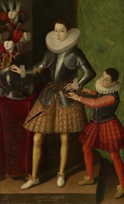 Portrait Giuliano II Cesarini aged 14 av Sofonisba Anguissola