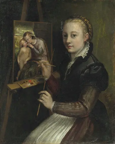 Self Portrait av Sofonisba Anguissola