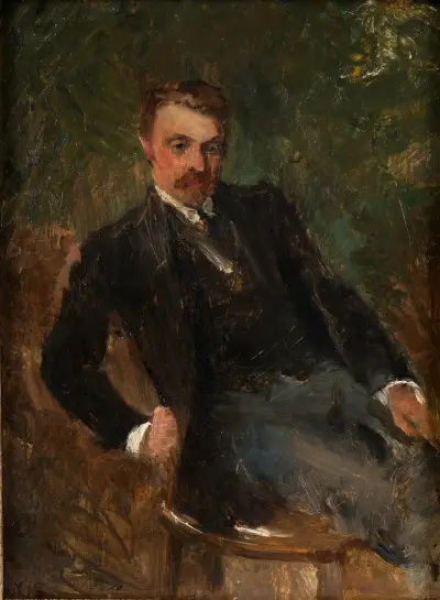 Portrait of Juhani Aho, 1890 av Venny Soldan-Brofeldt