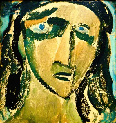Madwoman Witch -Head av Amadeo de Souza-Cardoso