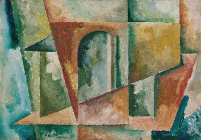 Paysage Cubiste av Amadeo de Souza-Cardoso
