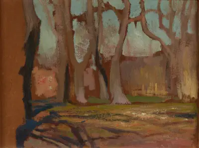 The Planty Park in Krakow in Spring av Jan Stanisławski