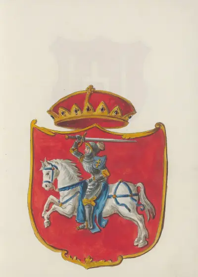 Arma Regni et baronum Poloniae ac M. D. Lithuaniae Pl.002 av Boleslaw Starzyński