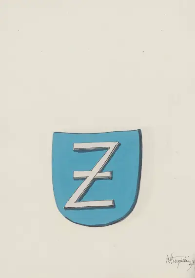 Arma Regni et baronum Poloniae ac M. D. Lithuaniae Pl.177 av Boleslaw Starzyński