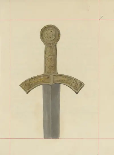 Angriffs- und Verteidigungswaffen in Polen. Bd. 1, Rüstungen und Waffenteile, Taf. 009 von Boleslaw Starzyński