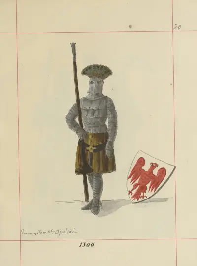 Angriffs- und Verteidigungswaffen in Polen. Bd. 1, Rüstungen und Waffenteile Pl.018 von Boleslaw Starzyński