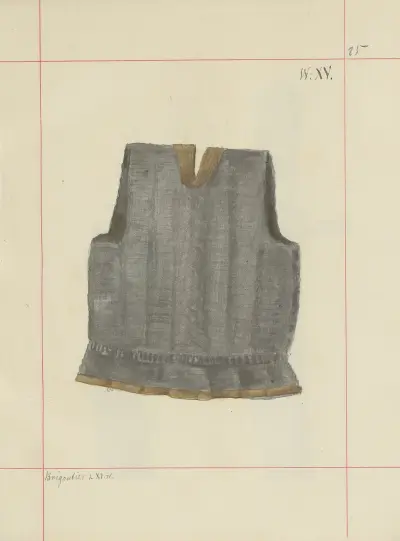 Angriffs- und Verteidigungswaffen in Polen. Bd. 1, Rüstungen und Waffenteile, Tafel 022 von Boleslaw Starzyński