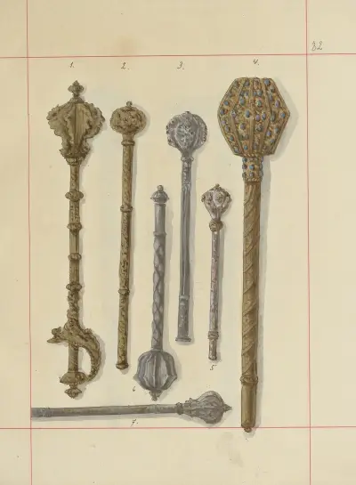 Angriffswaffen und Verteidigungswaffen in Polen. Bd. 2, Rüstungen und Rüstungsteile Taf. 066 von Boleslaw Starzyński
