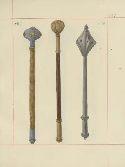 Angriffs- und Verteidigungswaffen in Polen. Bd. 2, Rüstungen und Ausrüstungsteile Pl. 084 von Boleslaw Starzyński