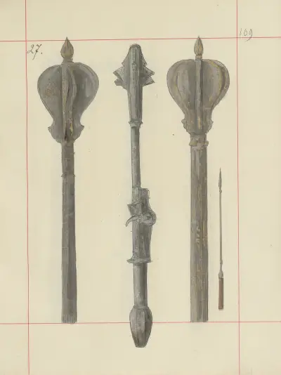 Polska vapen och rustningar. Vol. 2, Plansch 088 av Boleslaw Starzyński