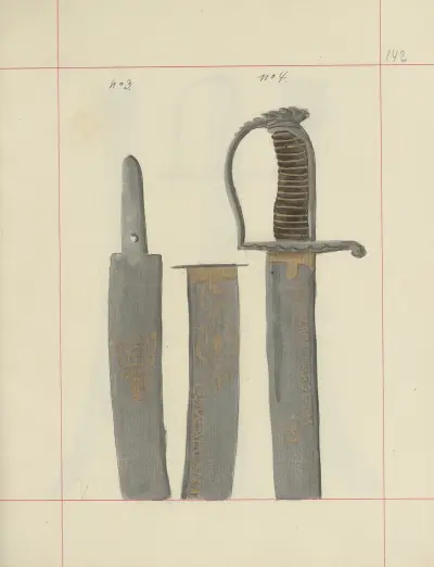 Offensiva och defensiva vapen i Polen. Vol. 2, Rustningar och vapendelar, pl. 113 av Boleslaw Starzyński