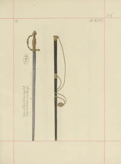 Angriffs- und Verteidigungswaffen in Polen. Bd. 2, Rüstungen und Waffenteile Pl. 118 von Boleslaw Starzyński