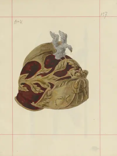Angriffs- und Verteidigungswaffen in Polen. Bd. 2, Rüstungen und Waffenteile Taf. 126 von Boleslaw Starzyński
