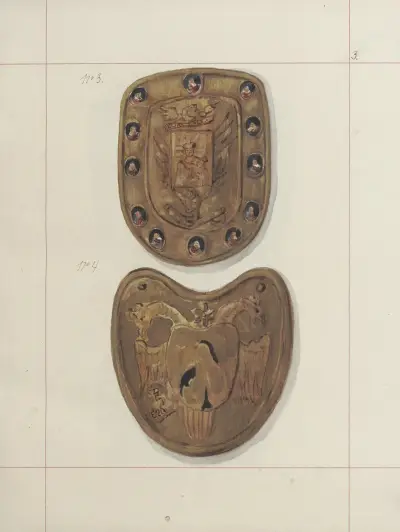 Zbroja zaczepna i odporna w Polsce. T. 3, Rynsztunki, broń palna, rzędy Pl.002, Boleslaw Starzyński