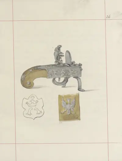 Zbroja zaczepna i odporna w Polsce. T. 3, Rynsztunki, broń palna, rzędy Pl.020, Boleslaw Starzyński