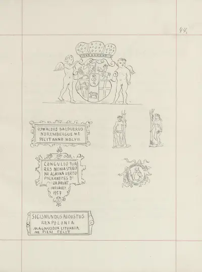 Broń zaczepna i odporna w Polsce. T. 3, Rynsztunki, broń palna, rzędy Pl.040, Boleslaw Starzyński