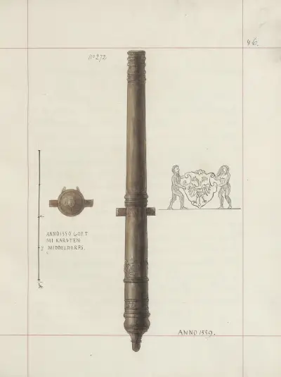 Offensiva och defensiva vapen i Polen. Vol. 3, Rustningar, skjutvapen, ordningar Pl.041 av Boleslaw Starzyński