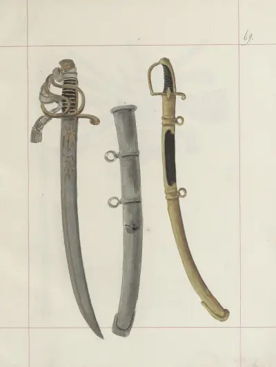 Broń zaczepna i odporna w Polsce. T. 3, Rynsztunki, broń palna, rzędy Pl.058 av Boleslaw Starzyński