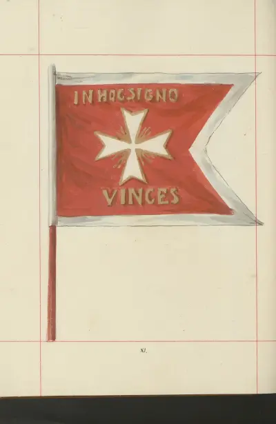 Anfallsvapen och försvarsvapen i Polen. Vol. 4, Hallbälten, prydnader, fanor och standar Pl.083 av Boleslaw Starzyński