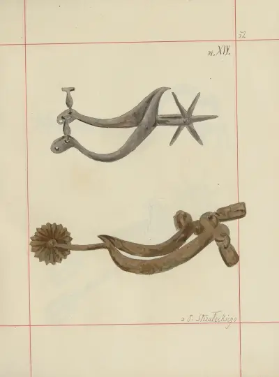 Broń zaczepna i odporna w Polsce. T. 4, Pasy lite, ozdoby, chorągwie i proporce, 1875 – nr 2, Boleslaw Starzyński