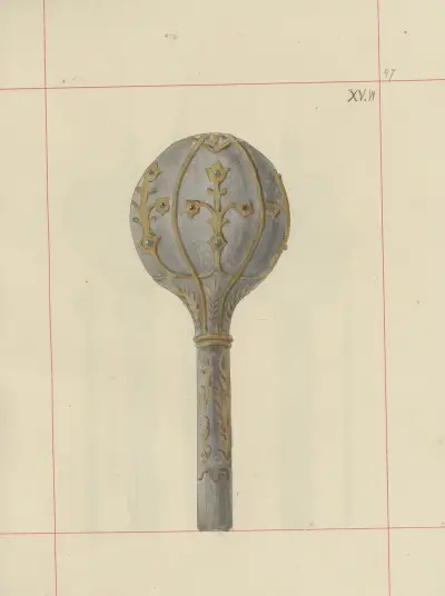 Offensiva och defensiva vapen i Polen. Vol. 4, Bälten, prydnader, fanor och standar Pl.038 av Boleslaw Starzyński
