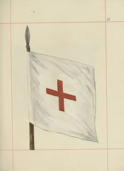 Angriffs- und Verteidigungswaffen in Polen. Bd. 4, Glatte Gürtel, Verzierungen, Fahnen und Standarten Pl.069 von Boleslaw Starzyński