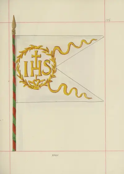 Angriffs- und Verteidigungswaffen in Polen. Bd. 4, Ledergürtel, Verzierungen, Fahnen und Standarten Pl.090 von Boleslaw Starzyński