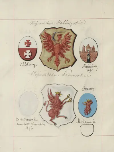 Herby Rzeczypospolitej Polskiej i W. X. Litewskiego. T. 1 Pl.026 av Boleslaw Starzyński
