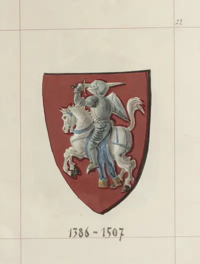 Wappen der Republik Polen und des Großfürstentums Litauen. Bd. 1 Taf. 032 von Boleslaw Starzyński