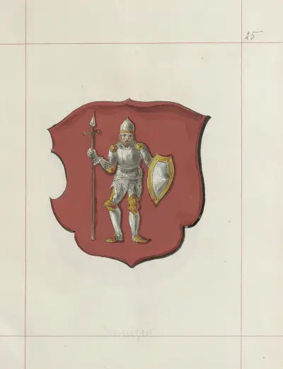 Herby Rzeczypospolitej Polskiej i W. X. Litewskiego. T. 1 Pl.035, Boleslaw Starzyński