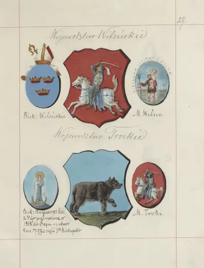 Herby Rzeczypospolitej Polskiej i W. X. Litewskiego. T. 1 Pl.037, Boleslaw Starzyński