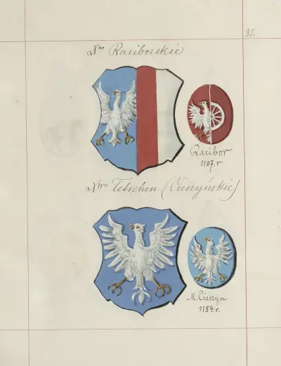 Herby Rzeczypospolitej Polskiej i W. X. Litewskiego. T. 1 Pl.045 av Boleslaw Starzyński