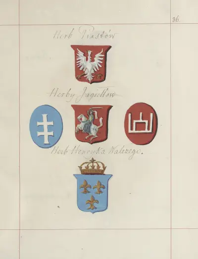 Herby Rzeczypospolitej Polskiej i W. X. Litewskiego. T. 1 Pl.055, Boleslaw Starzyński