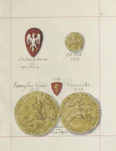Herby Rzeczypospolitej Polskiej i W. X. Litewskiego. T. 1 Pl.062 av Boleslaw Starzyński