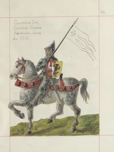 Wappen der Republik Polen und des Großfürstentums Litauen. Bd. 1 Taf. 064 von Boleslaw Starzyński