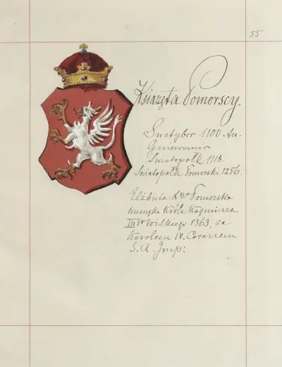 Wappen der Republik Polen und des Großfürstentums Litauen. Bd. 1 Taf. 075 von Boleslaw Starzyński